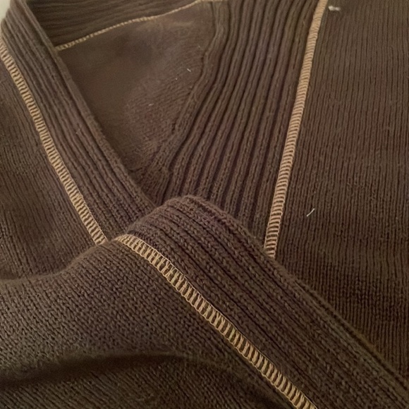 Axcess Mens XXL chocolate‎ Brown Knit/cotton Sweater great condition - Picture 2 of 4